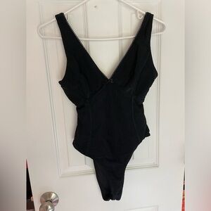 Frankie’s Bikinis Black One Piece
